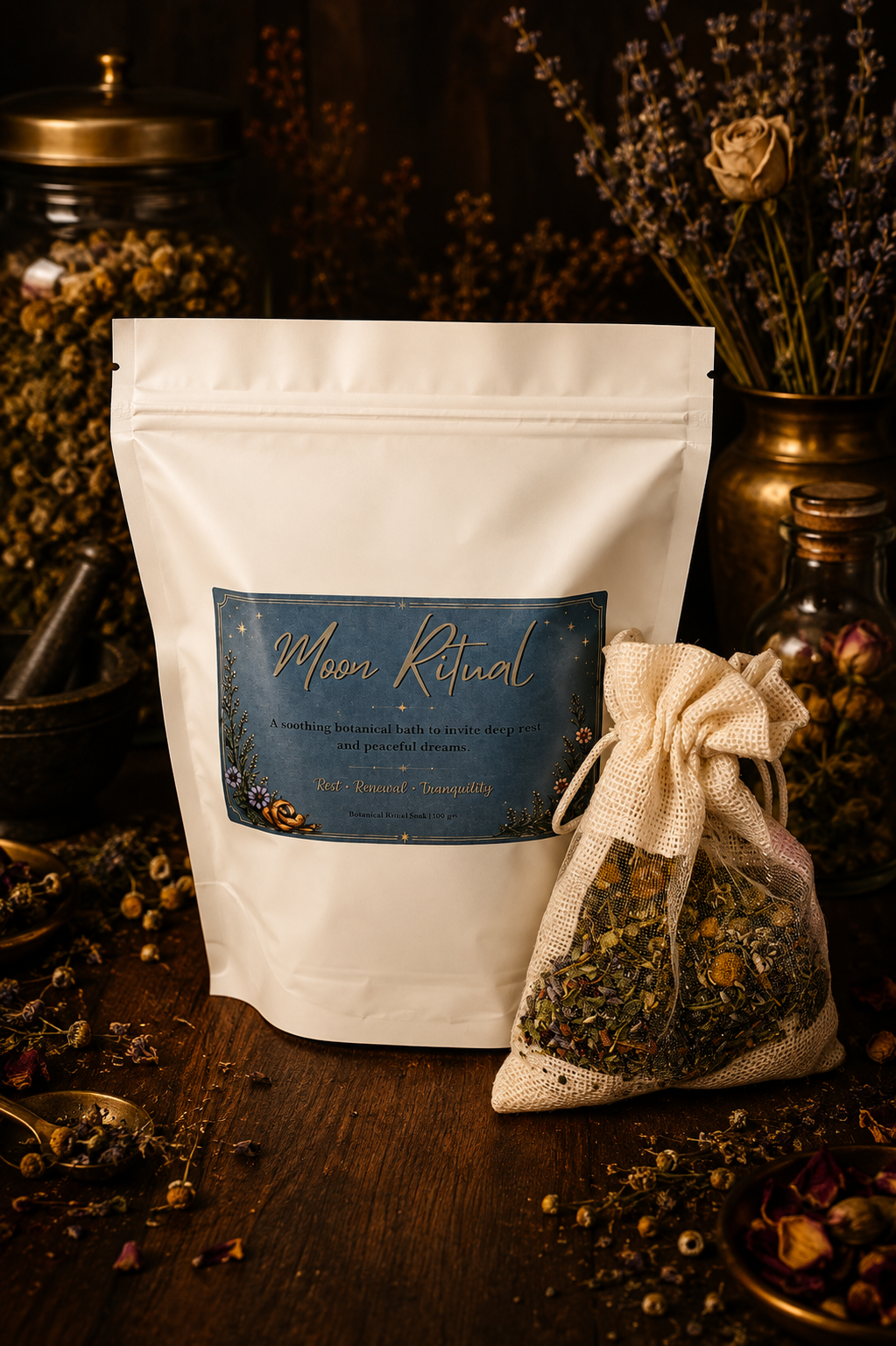 Moon Ritual - Botanical Bath Infusion - 100g