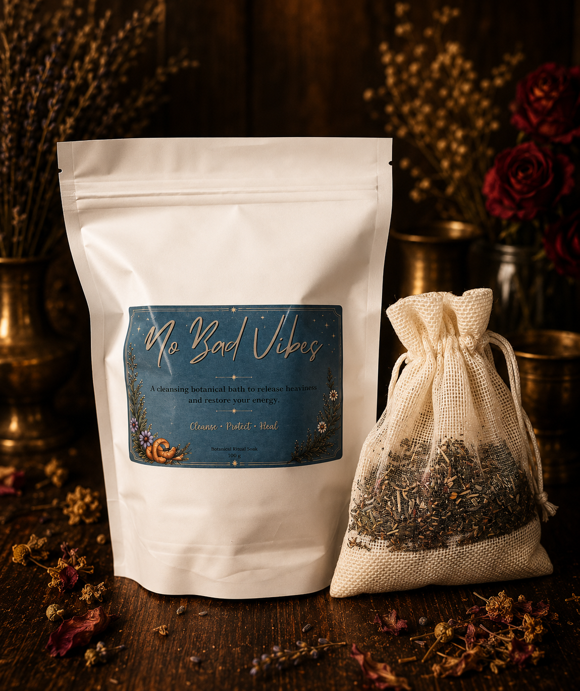 No Bad Vibes - Botanical Bath Infusion - 100g
